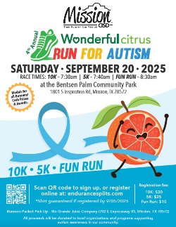 4th Annual Wonderful Citrus Run for Autism Event